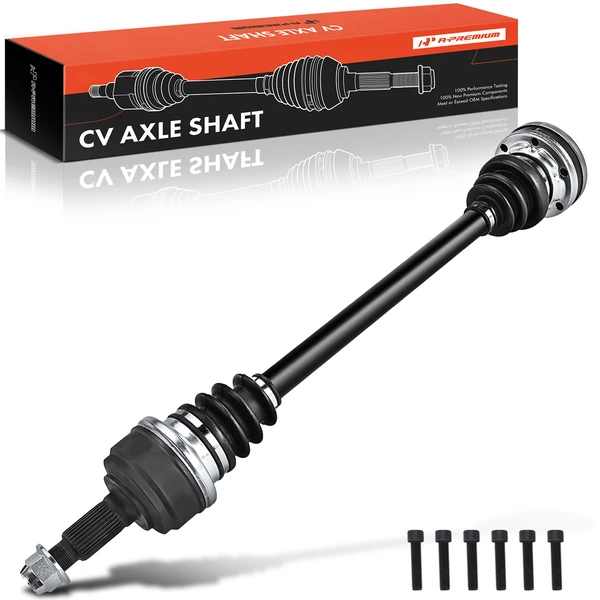 2004-2006 2008-2010 Porsche Cayenne 1-Pc CV Axle Shaft Assembly Rear Driver or Passenger A-Premium APCVA2080