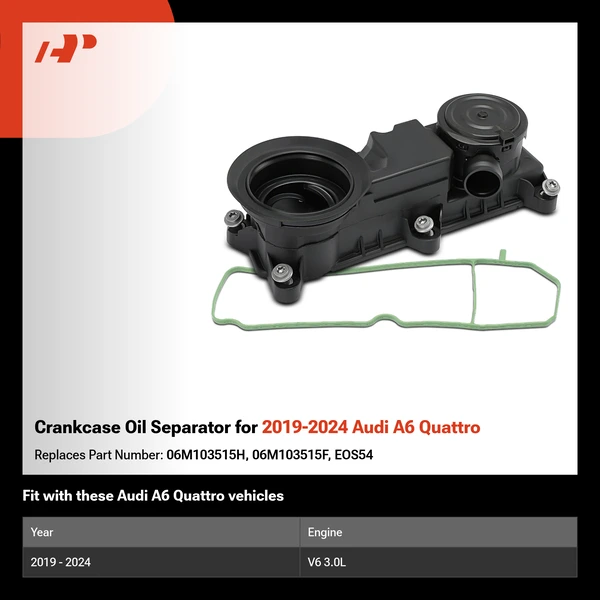 Crankcase Oil Separator for 2019-2024 Audi A6 Quattro