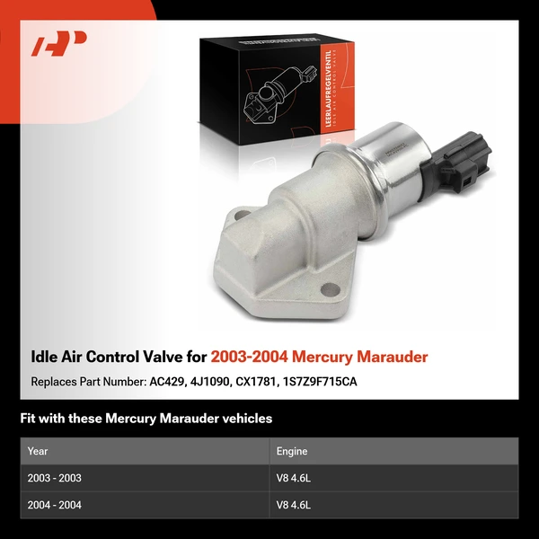 Idle Air Control Valve for 2003-2004 Mercury Marauder
