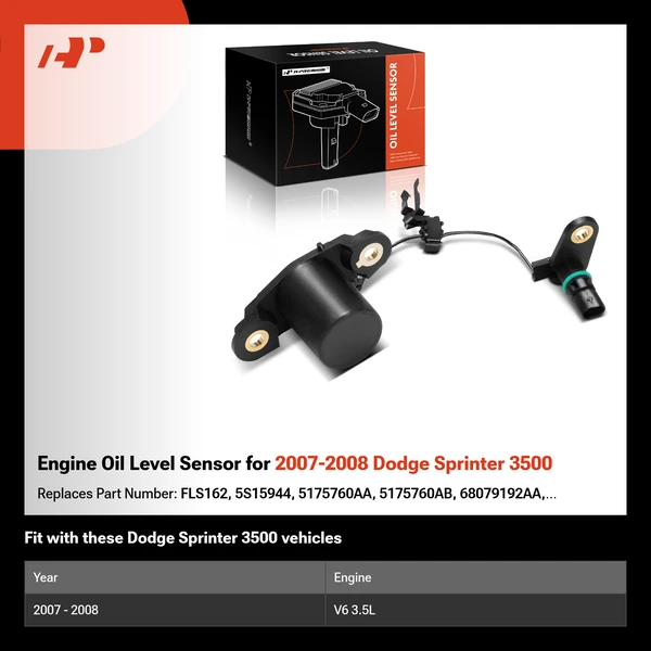 Engine Oil Level Sensor for 2007-2008 Dodge Sprinter 3500
