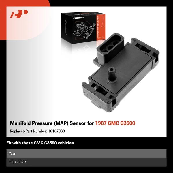 Manifold Pressure (MAP) Sensor for 1987 GMC G3500