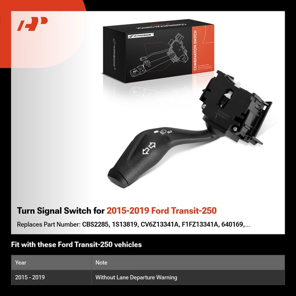 Turn Signal Switch for 2015-2019 Ford Transit-250