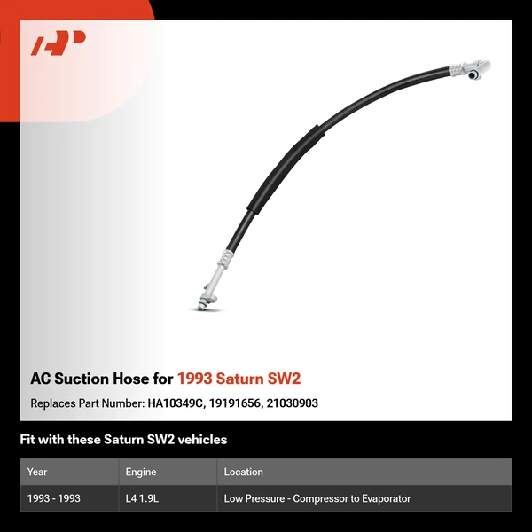 AC Suction Hose for 1993 Saturn SW2