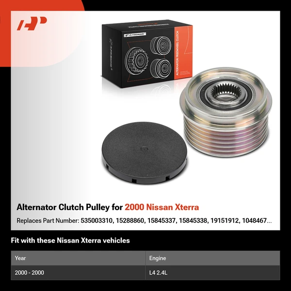 Alternator Clutch Pulley for 2000 Nissan Xterra