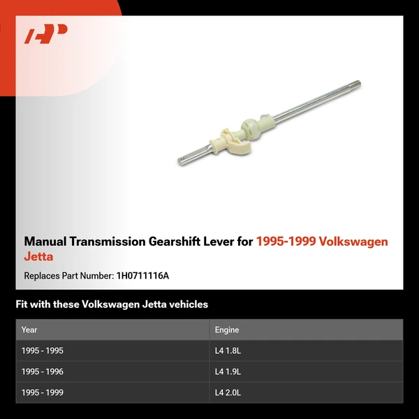 Manual Transmission Gearshift Lever for 1995-1999 Volkswagen Jetta