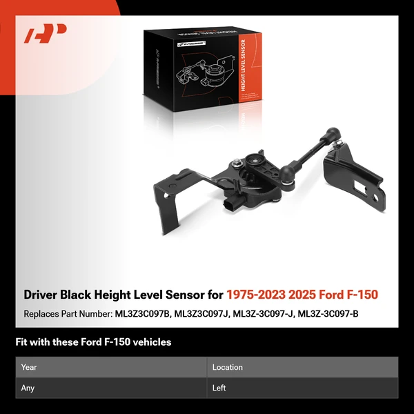 Driver Black Height Level Sensor for 1975-2023 2025 Ford F-150