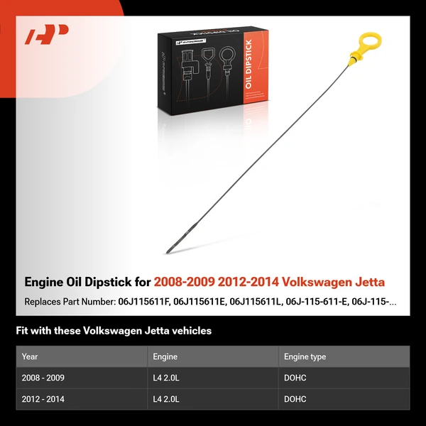 Engine Oil Dipstick for 2008-2009 2012-2014 Volkswagen Jetta