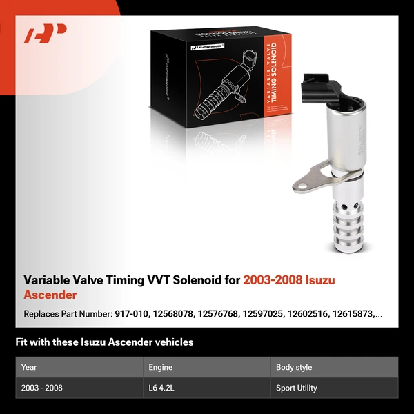 Variable Valve Timing VVT Solenoid for 2003-2008 Isuzu Ascender