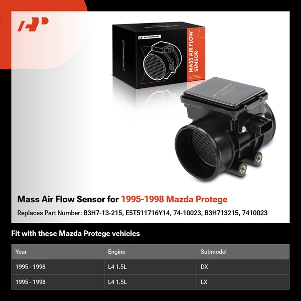Mass Air Flow Sensor for 1995-1998 Mazda Protege