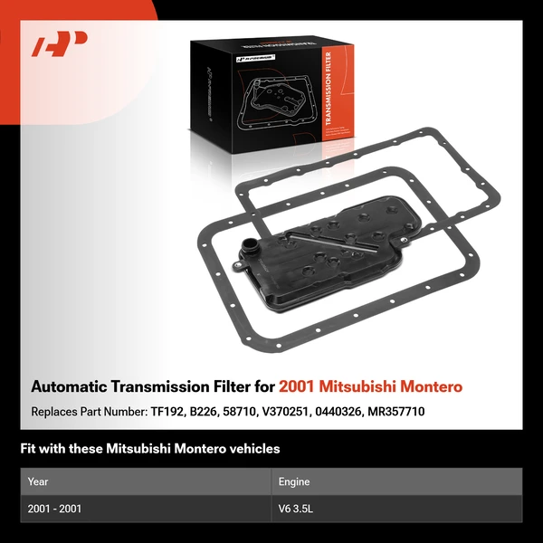 Automatic Transmission Filter for 2001 Mitsubishi Montero
