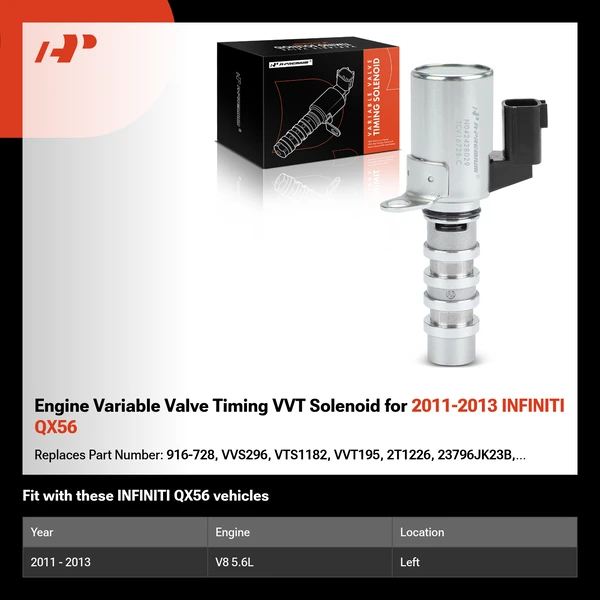 Engine Variable Valve Timing VVT Solenoid for 2011-2013 INFINITI QX56
