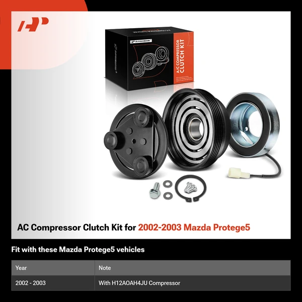 AC Compressor Clutch Kit for 2002-2003 Mazda Protege5