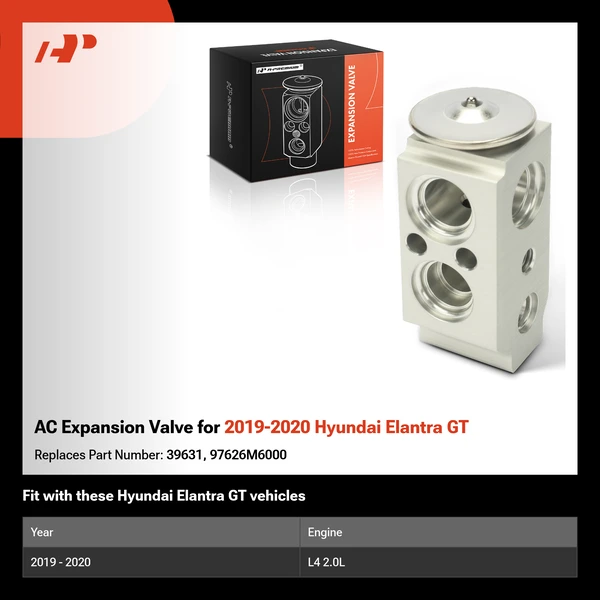 AC Expansion Valve for 2019-2020 Hyundai Elantra GT