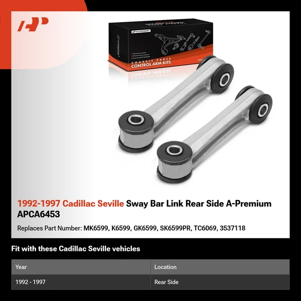 1992-1997 Cadillac Seville Sway Bar Link Rear Side A-Premium APCA6453