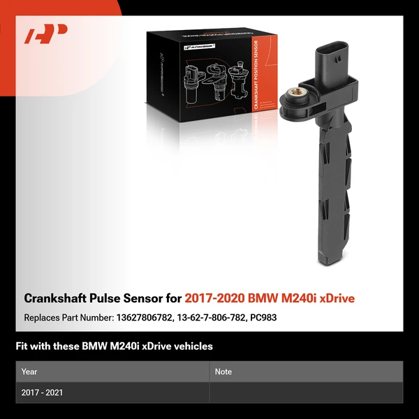 Crankshaft Pulse Sensor for 2017-2020 BMW M240i xDrive