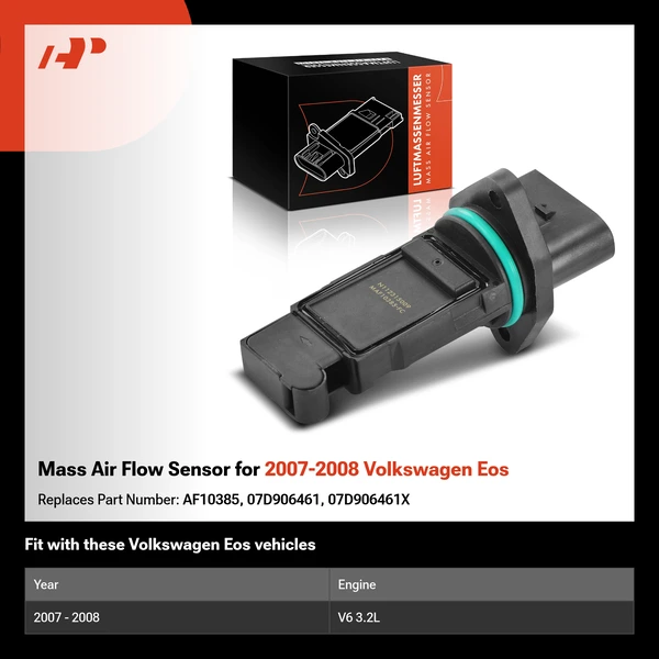 Mass Air Flow Sensor for 2007-2008 Volkswagen Eos