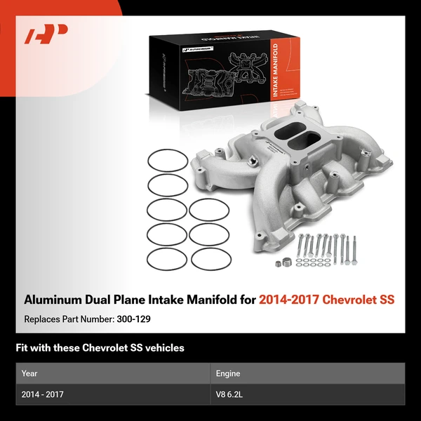 Aluminum Dual Plane Intake Manifold for 2014-2017 Chevrolet SS