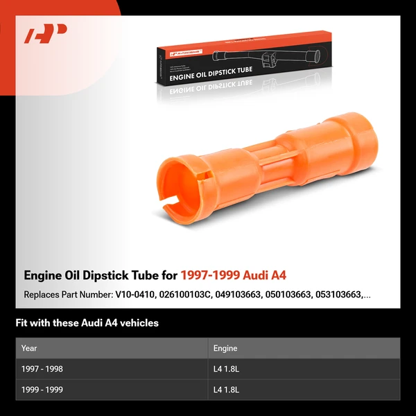 Engine Oil Dipstick Tube for 1997-1999 Audi A4