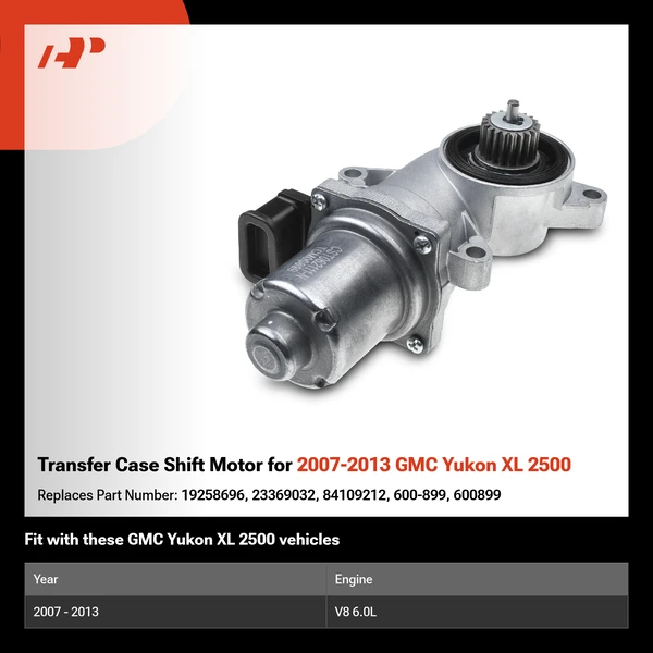 Transfer Case Shift Motor for 2007-2013 GMC Yukon XL 2500