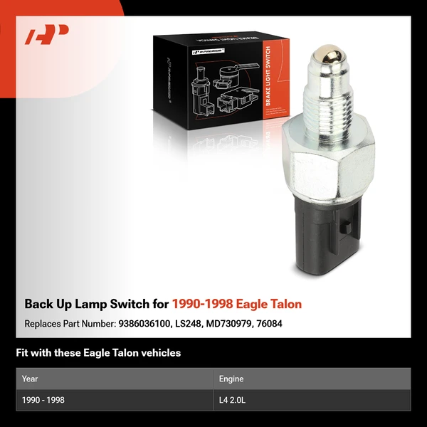 Back Up Lamp Switch for 1990-1998 Eagle Talon