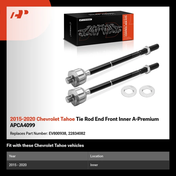 2015-2020 Chevrolet Tahoe Tie Rod End Front Inner A-Premium APCA4099