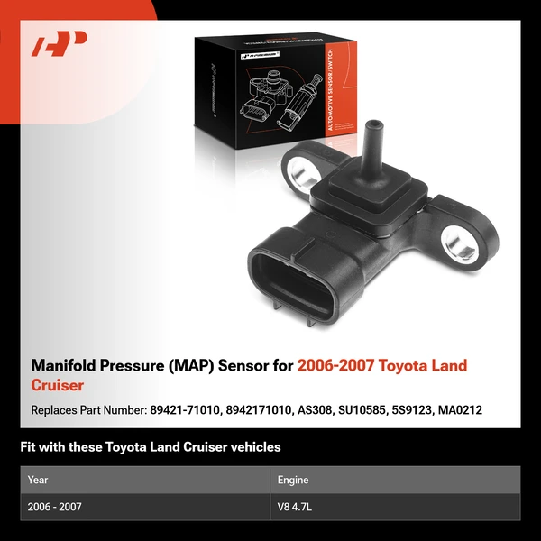 Manifold Pressure (MAP) Sensor for 2006-2007 Toyota Land Cruiser
