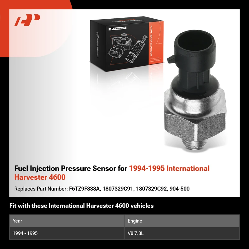 Fuel Injection Pressure Sensor for 1994-1995 International Harvester 4600