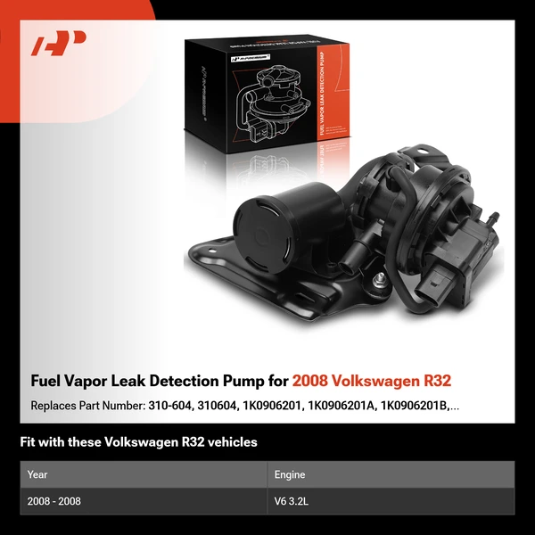 Fuel Vapor Leak Detection Pump for 2008 Volkswagen R32