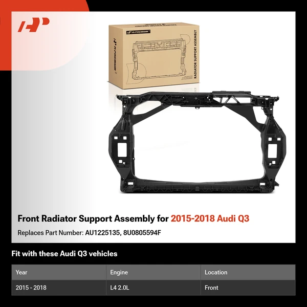 Front Radiator Support Assembly for 2015-2018 Audi Q3