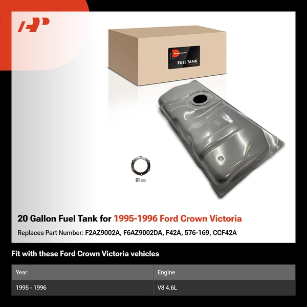 20 Gallon Fuel Tank for 1995-1996 Ford Crown Victoria