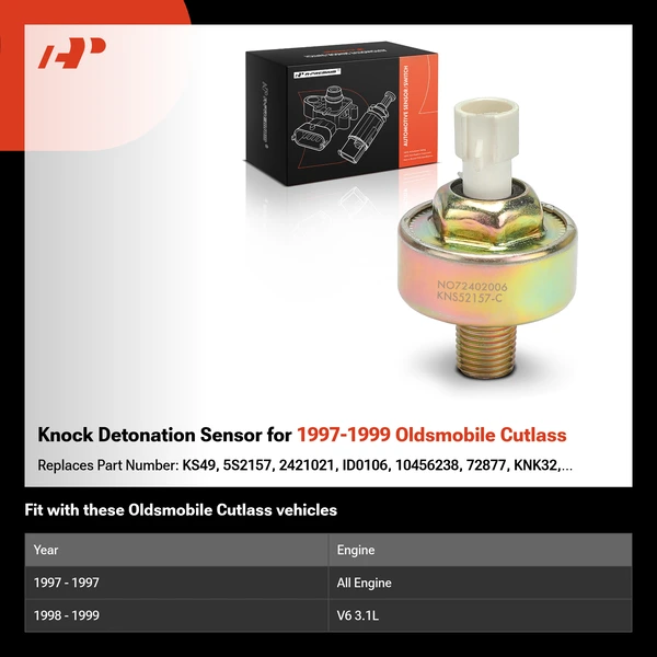 Knock Detonation Sensor for 1997-1999 Oldsmobile Cutlass