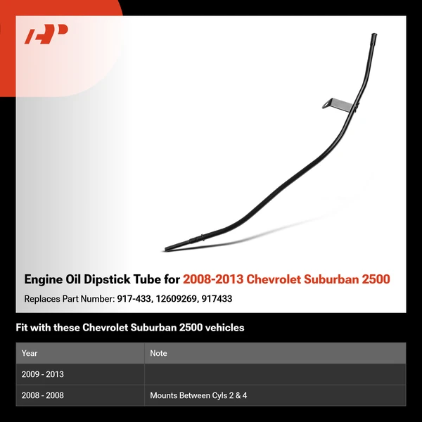 Engine Oil Dipstick Tube for 2008-2013 Chevrolet Suburban 2500