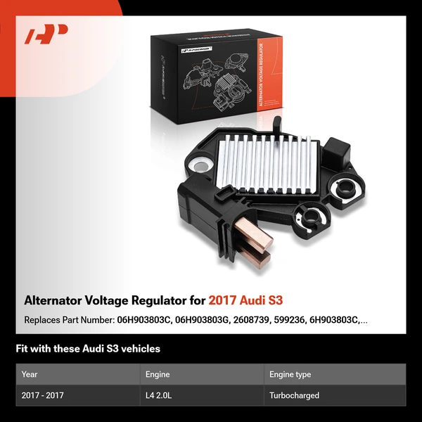 Alternator Voltage Regulator for 2017 Audi S3