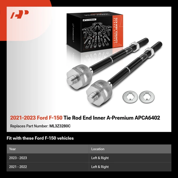 2021-2023 Ford F-150 Tie Rod End Inner A-Premium APCA6402
