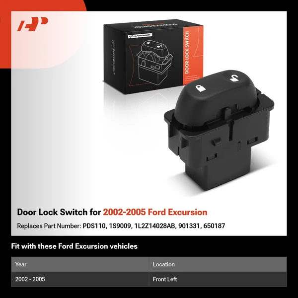 Door Lock Switch for 2002-2005 Ford Excursion