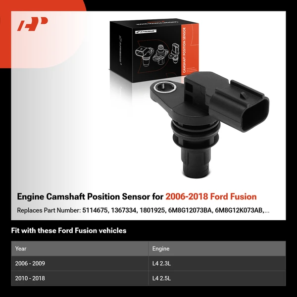Engine Camshaft Position Sensor for 2006-2018 Ford Fusion