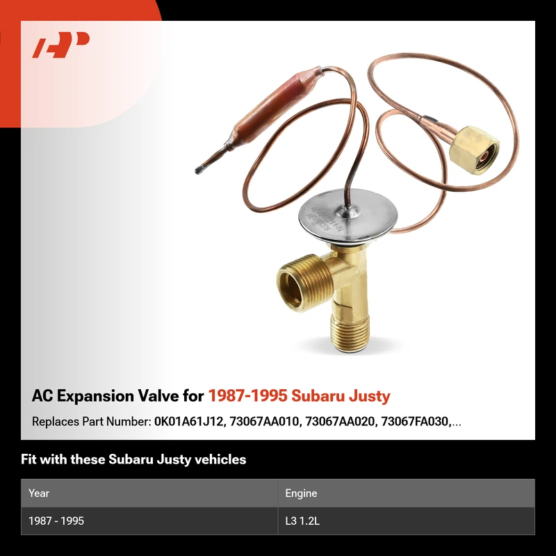 AC Expansion Valve for 1987-1995 Subaru Justy