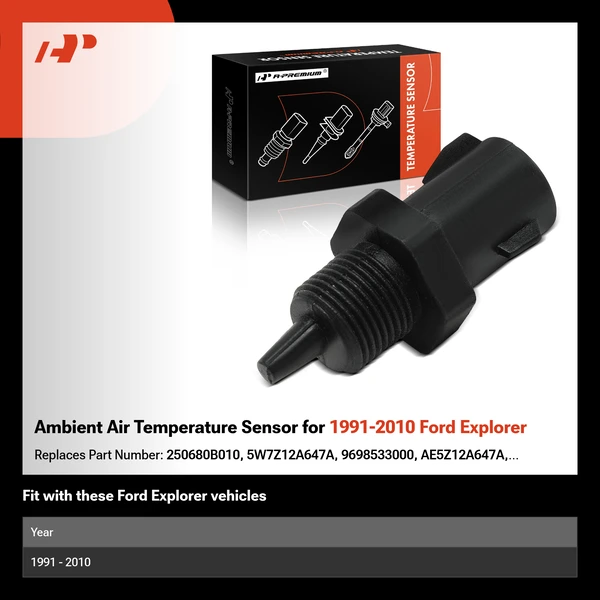 Ambient Air Temperature Sensor for 1991-2010 Ford Explorer