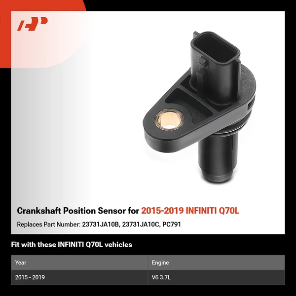 Crankshaft Position Sensor for 2015-2019 INFINITI Q70L