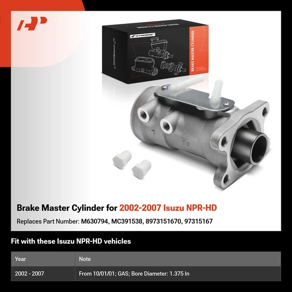 Brake Master Cylinder for 2002-2007 Isuzu NPR-HD
