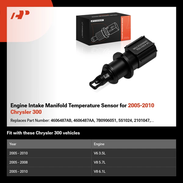 Engine Intake Manifold Temperature Sensor for 2005-2010 Chrysler 300