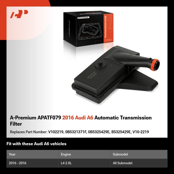A-Premium APATF079 2016 Audi A6 Automatic Transmission Filter