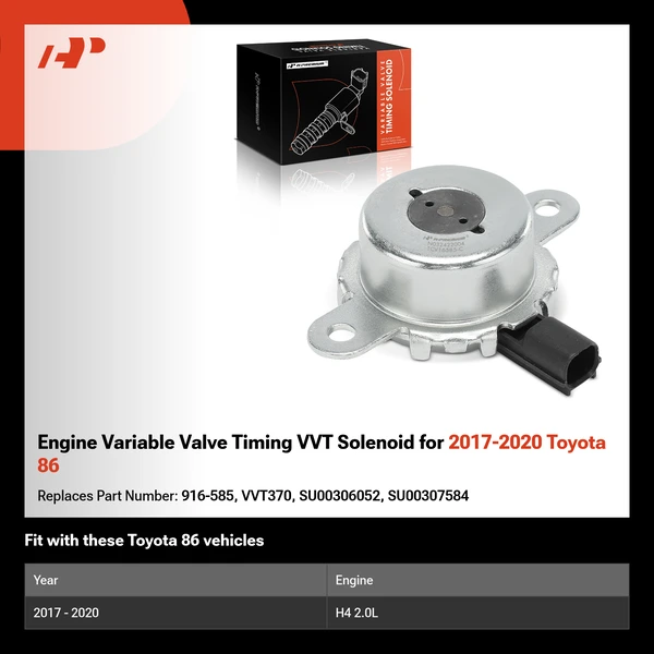 Engine Variable Valve Timing VVT Solenoid for 2017-2020 Toyota 86