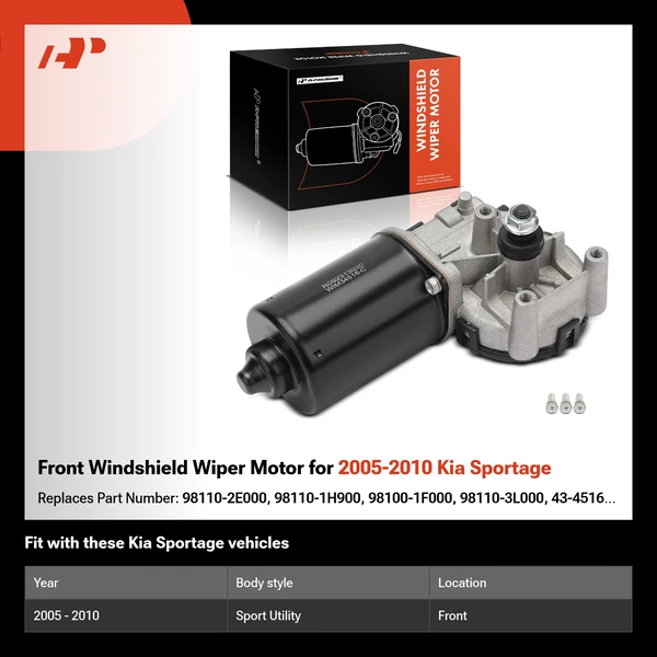 Front Windshield Wiper Motor for 2005-2010 Kia Sportage