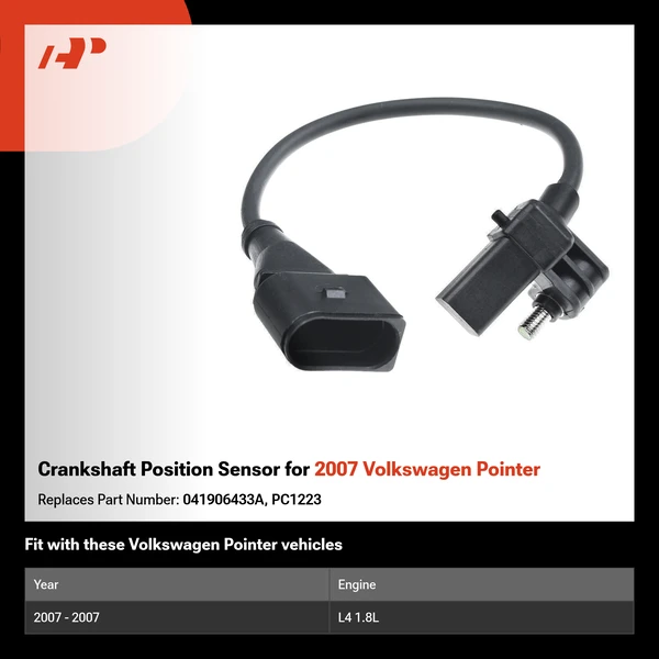 Crankshaft Position Sensor for 2007 Volkswagen Pointer