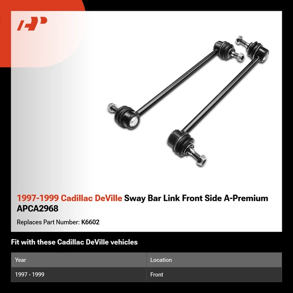 1997-1999 Cadillac DeVille Sway Bar Link Front Side A-Premium APCA2968