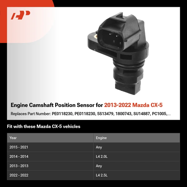 Engine Camshaft Position Sensor for 2013-2022 Mazda CX-5
