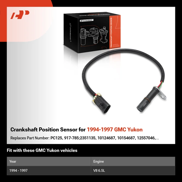Crankshaft Position Sensor for 1994-1997 GMC Yukon