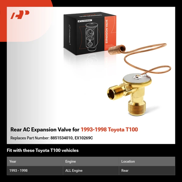 Rear AC Expansion Valve for 1993-1998 Toyota T100