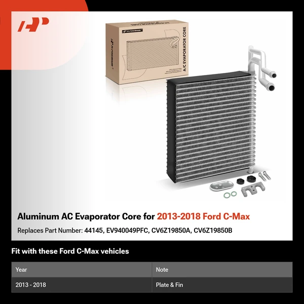 Aluminum AC Evaporator Core for 2013-2018 Ford C-Max